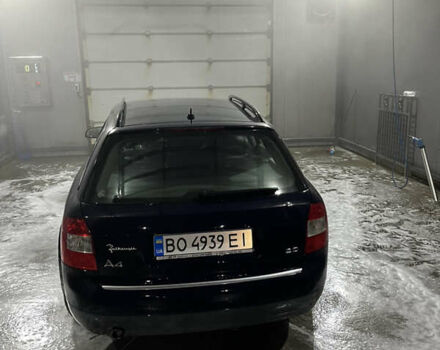 Синий Ауди А4, объемом двигателя 2 л и пробегом 205 тыс. км за 4000 $, фото 4 на Automoto.ua