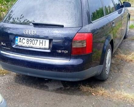 Ауди А4 2002 в Камень-Каширский на Automoto.ua Синий Ауди А4, объемом двигателя 1.9 л и пробегом 211 тыс. км за 4800 $, фото 1 на Automoto.ua