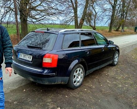 Синий Ауди А4, объемом двигателя 1.6 л и пробегом 250 тыс. км за 3800 $, фото 2 на Automoto.ua