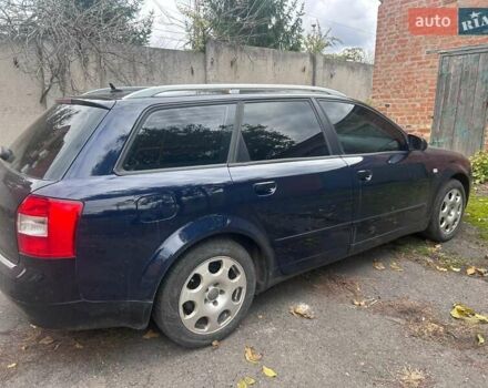 Ауді А4 2004 у Машевке на Automoto.ua Синій Ауді А4, об'ємом двигуна 1.9 л та пробігом 350 тис. км за 4900 $, фото 3 на Automoto.ua