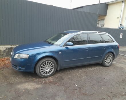 Синій Ауді А4, об'ємом двигуна 2 л та пробігом 384 тис. км за 5300 $, фото 1 на Automoto.ua