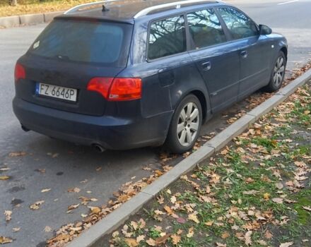 Синий Ауди А4, объемом двигателя 2 л и пробегом 313 тыс. км за 3300 $, фото 3 на Automoto.ua