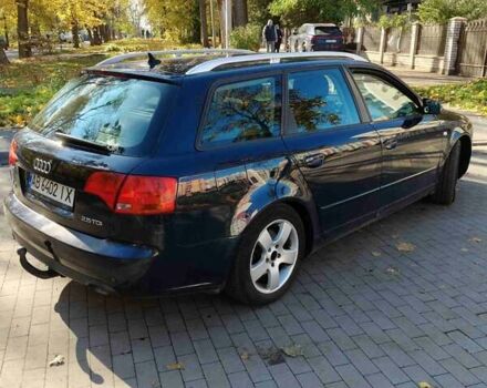 Синий Ауди А4, объемом двигателя 2.5 л и пробегом 267 тыс. км за 6700 $, фото 2 на Automoto.ua
