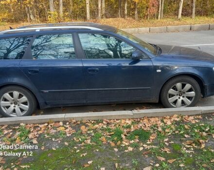 Синий Ауди А4, объемом двигателя 2 л и пробегом 313 тыс. км за 3300 $, фото 2 на Automoto.ua