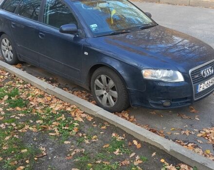 Синий Ауди А4, объемом двигателя 2 л и пробегом 313 тыс. км за 3300 $, фото 1 на Automoto.ua