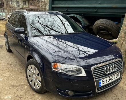 Синий Ауди А4, объемом двигателя 2 л и пробегом 370 тыс. км за 7700 $, фото 1 на Automoto.ua