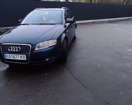 Синій Ауді А4, об'ємом двигуна 2 л та пробігом 320 тис. км за 3813 $, фото 1 на Automoto.ua