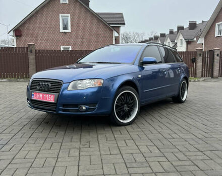 Синий Ауди А4, объемом двигателя 2 л и пробегом 260 тыс. км за 8200 $, фото 2 на Automoto.ua