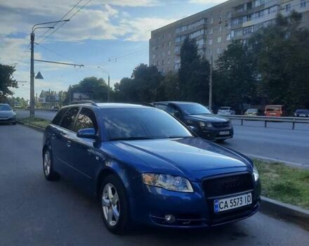 Синий Ауди А4, объемом двигателя 2 л и пробегом 302 тыс. км за 6750 $, фото 2 на Automoto.ua
