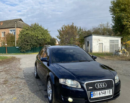 Ауді А4 2006 у Гадяче на Automoto.ua Синій Ауді А4, об'ємом двигуна 2 л та пробігом 318 тис. км за 6700 $, фото 2 на Automoto.ua
