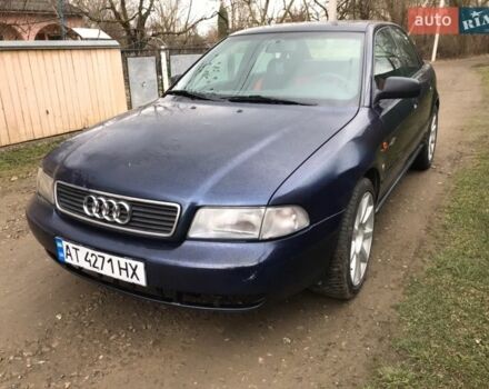 Синий Ауди А4, объемом двигателя 1.8 л и пробегом 444 тыс. км за 2568 $, фото 1 на Automoto.ua