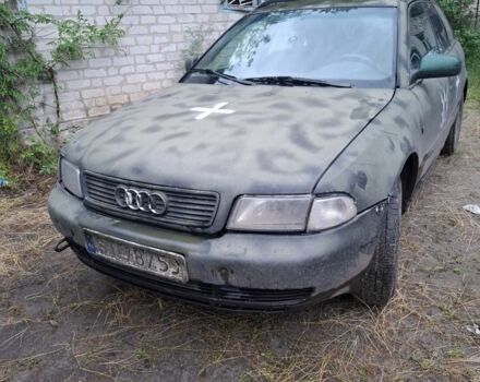Синий Ауди А4, объемом двигателя 2.5 л и пробегом 364 тыс. км за 2500 $, фото 1 на Automoto.ua