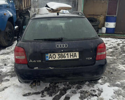 Синій Ауді А4, об'ємом двигуна 1.9 л та пробігом 367 тис. км за 1800 $, фото 1 на Automoto.ua