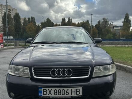 Синий Ауди А4, объемом двигателя 1.6 л и пробегом 343 тыс. км за 4000 $, фото 1 на Automoto.ua