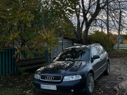 Синий Ауди А4, объемом двигателя 1.9 л и пробегом 545 тыс. км за 3000 $, фото 1 на Automoto.ua