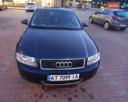 Синий Ауди А4, объемом двигателя 2 л и пробегом 245 тыс. км за 4800 $, фото 1 на Automoto.ua