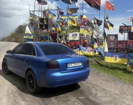 Синий Ауди А4, объемом двигателя 2.5 л и пробегом 323 тыс. км за 3700 $, фото 1 на Automoto.ua
