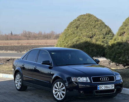 Синий Ауди А4, объемом двигателя 2 л и пробегом 276 тыс. км за 4299 $, фото 1 на Automoto.ua