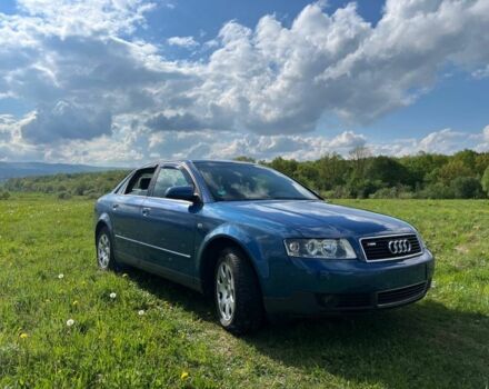 Синий Ауди А4, объемом двигателя 2 л и пробегом 210 тыс. км за 5100 $, фото 1 на Automoto.ua