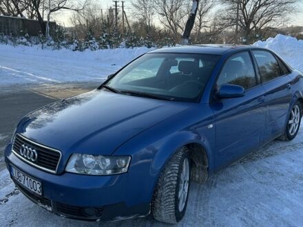 Синий Ауди А4, объемом двигателя 1.9 л и пробегом 420 тыс. км за 2500 $, фото 1 на Automoto.ua