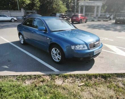 Синий Ауди А4, объемом двигателя 2 л и пробегом 206 тыс. км за 3860 $, фото 1 на Automoto.ua