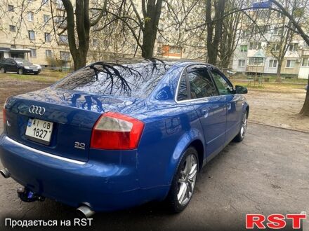 Синій Ауді А4, об'ємом двигуна 3 л та пробігом 300 тис. км за 4400 $, фото 1 на Automoto.ua