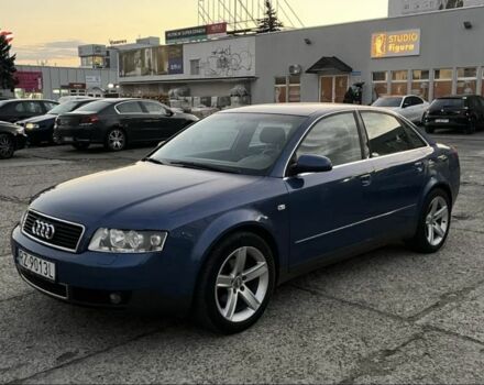 Синий Ауди А4, объемом двигателя 2 л и пробегом 273 тыс. км за 3100 $, фото 1 на Automoto.ua