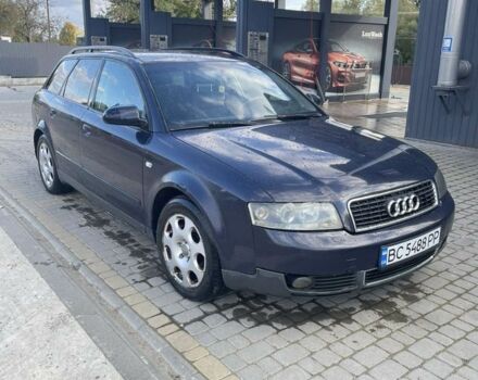 Синий Ауди А4, объемом двигателя 2.5 л и пробегом 397 тыс. км за 4000 $, фото 1 на Automoto.ua