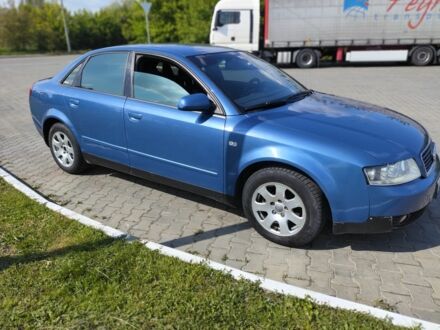 Синий Ауди А4, объемом двигателя 1.9 л и пробегом 420 тыс. км за 4350 $, фото 1 на Automoto.ua