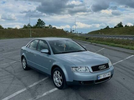 Синий Ауди А4, объемом двигателя 1.8 л и пробегом 265 тыс. км за 5500 $, фото 1 на Automoto.ua