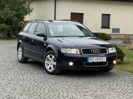 Синий Ауди А4, объемом двигателя 2 л и пробегом 202 тыс. км за 4300 $, фото 1 на Automoto.ua