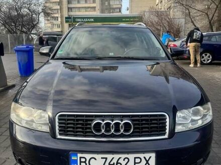 Синий Ауди А4, объемом двигателя 2 л и пробегом 205 тыс. км за 5200 $, фото 1 на Automoto.ua