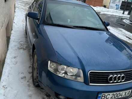Синий Ауди А4, объемом двигателя 1.8 л и пробегом 225 тыс. км за 4850 $, фото 1 на Automoto.ua
