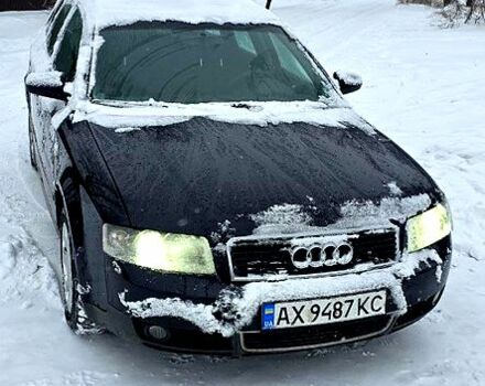 Синий Ауди А4, объемом двигателя 2 л и пробегом 198 тыс. км за 4000 $, фото 1 на Automoto.ua