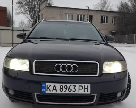 Синий Ауди А4, объемом двигателя 2.5 л и пробегом 270 тыс. км за 5500 $, фото 1 на Automoto.ua