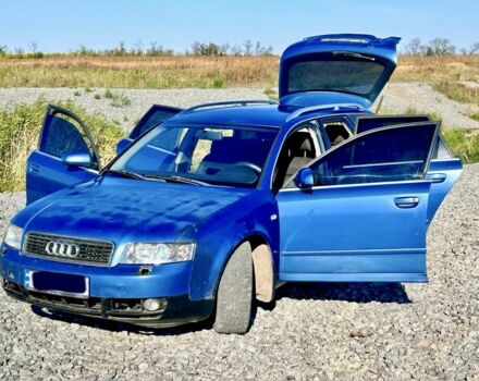 Синий Ауди А4, объемом двигателя 2.5 л и пробегом 319 тыс. км за 4598 $, фото 1 на Automoto.ua