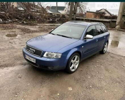 Синій Ауді А4, об'ємом двигуна 2.5 л та пробігом 342 тис. км за 5000 $, фото 1 на Automoto.ua