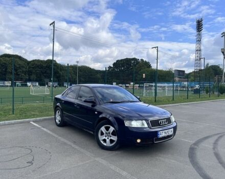 Синий Ауди А4, объемом двигателя 2 л и пробегом 230 тыс. км за 4000 $, фото 1 на Automoto.ua