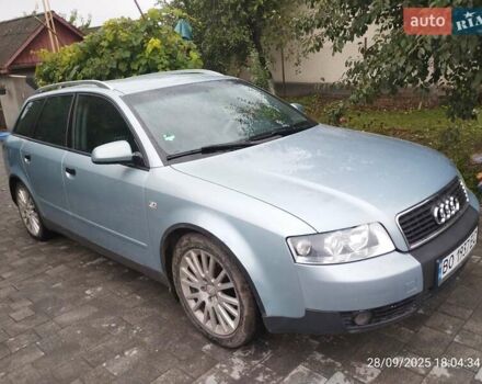 Синий Ауди А4, объемом двигателя 1.6 л и пробегом 318 тыс. км за 4500 $, фото 1 на Automoto.ua
