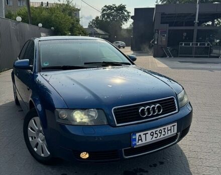 Синий Ауди А4, объемом двигателя 2 л и пробегом 249 тыс. км за 5300 $, фото 1 на Automoto.ua
