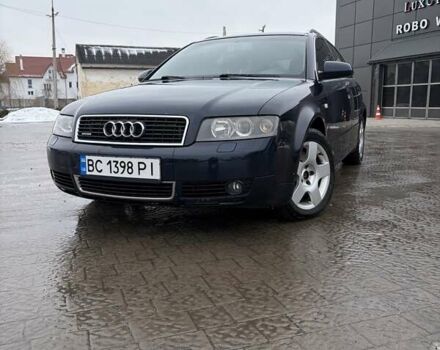 Синий Ауди А4, объемом двигателя 2.5 л и пробегом 333 тыс. км за 5600 $, фото 1 на Automoto.ua