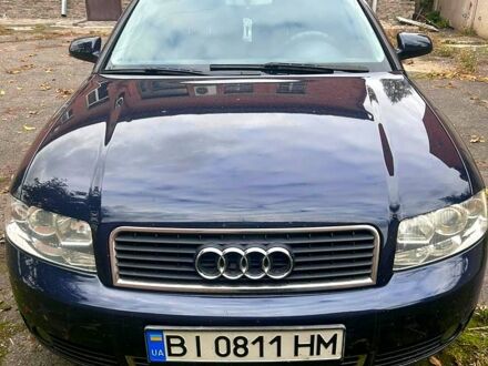 Синий Ауди А4, объемом двигателя 1.9 л и пробегом 348 тыс. км за 4900 $, фото 1 на Automoto.ua