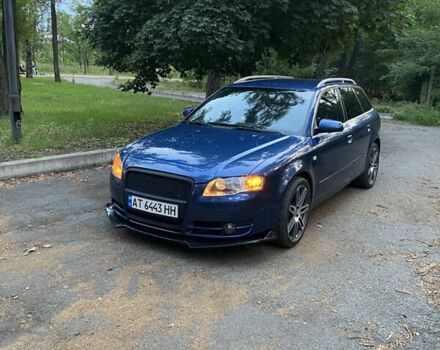 Синий Ауди А4, объемом двигателя 2 л и пробегом 270 тыс. км за 7500 $, фото 1 на Automoto.ua