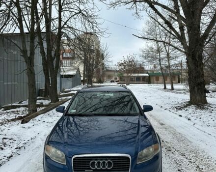 Синий Ауди А4, объемом двигателя 2 л и пробегом 420 тыс. км за 5756 $, фото 1 на Automoto.ua