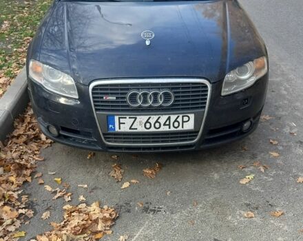 Синий Ауди А4, объемом двигателя 2 л и пробегом 313 тыс. км за 3300 $, фото 1 на Automoto.ua