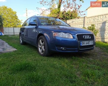 Синій Ауді А4, об'ємом двигуна 2 л та пробігом 218 тис. км за 6500 $, фото 1 на Automoto.ua