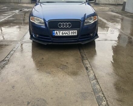 Синий Ауди А4, объемом двигателя 2 л и пробегом 270 тыс. км за 7000 $, фото 1 на Automoto.ua