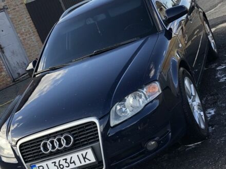 Синий Ауди А4, объемом двигателя 2.5 л и пробегом 450 тыс. км за 6500 $, фото 1 на Automoto.ua