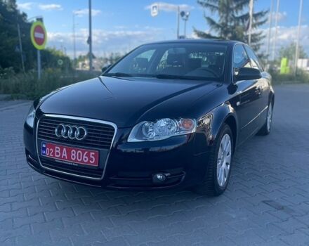 Синий Ауди А4, объемом двигателя 2 л и пробегом 188 тыс. км за 7600 $, фото 1 на Automoto.ua