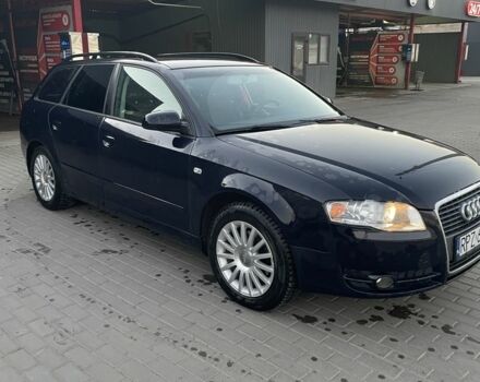Синий Ауди А4, объемом двигателя 2 л и пробегом 300 тыс. км за 3200 $, фото 1 на Automoto.ua